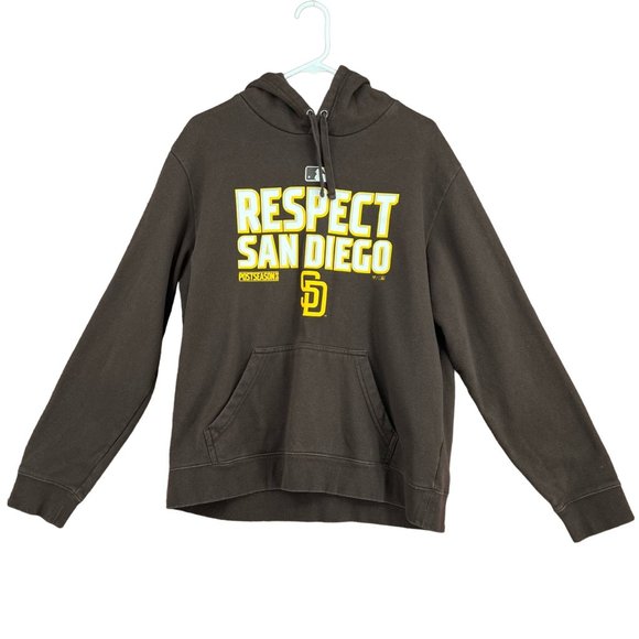 Fanatics Other - MLB San Diego 'Respect San Diego' Brown Hoodie - Men's